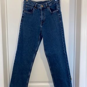 H&M Divided Straight High Jeans